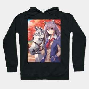 Anime Nation with Horse Colorful Jacket Hoodie